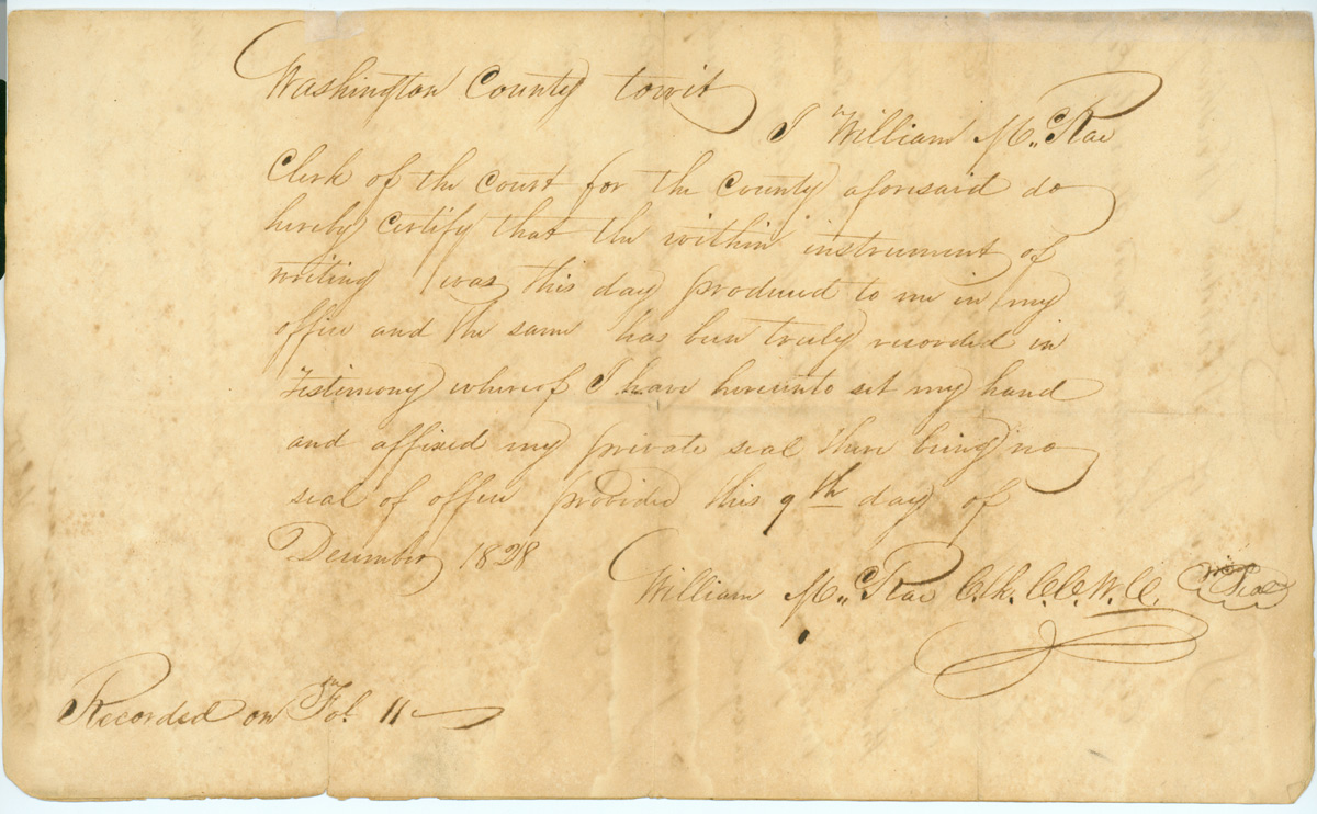 CALL FAMILY PAPERS (continued) - Box: 5 Folder: 1 Item: 12