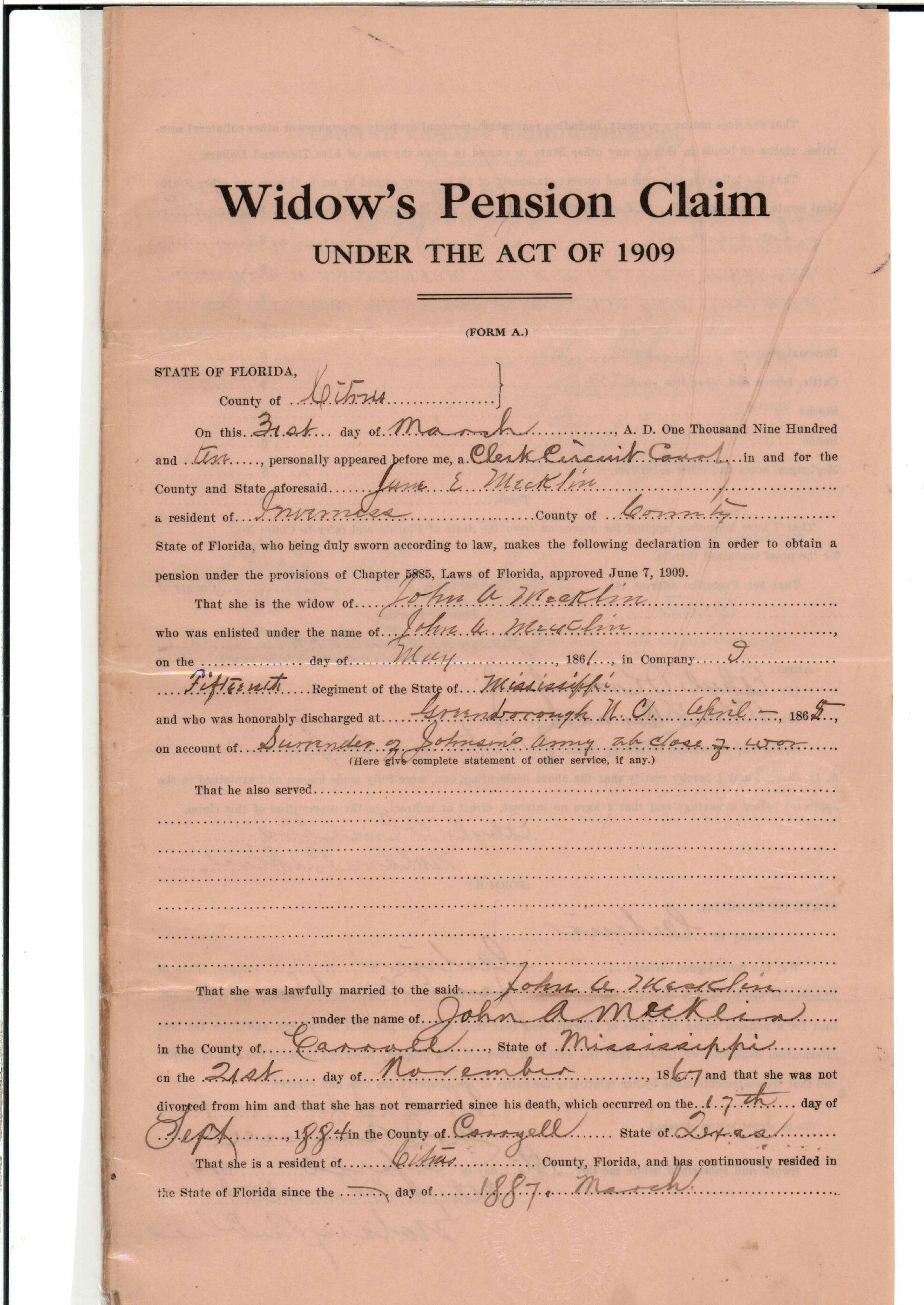 MECKLIN, John A.