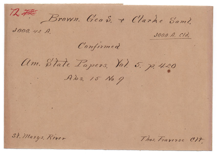 Brown, Geo. S. / Clarke, Sam L.