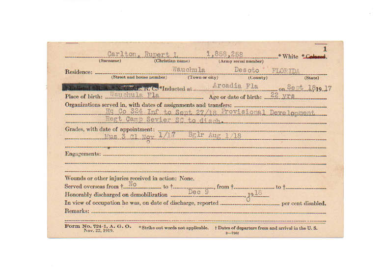 Rupert L Carlton