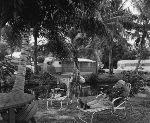 Retirees at the trailer park - Fort Lauderdale, Florida 