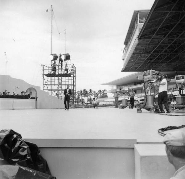On the set of the Jackie Gleason Show at Gulfstream Park - Hallandale, Florida