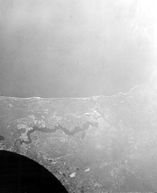 View of the Saint Johns River from orbit 