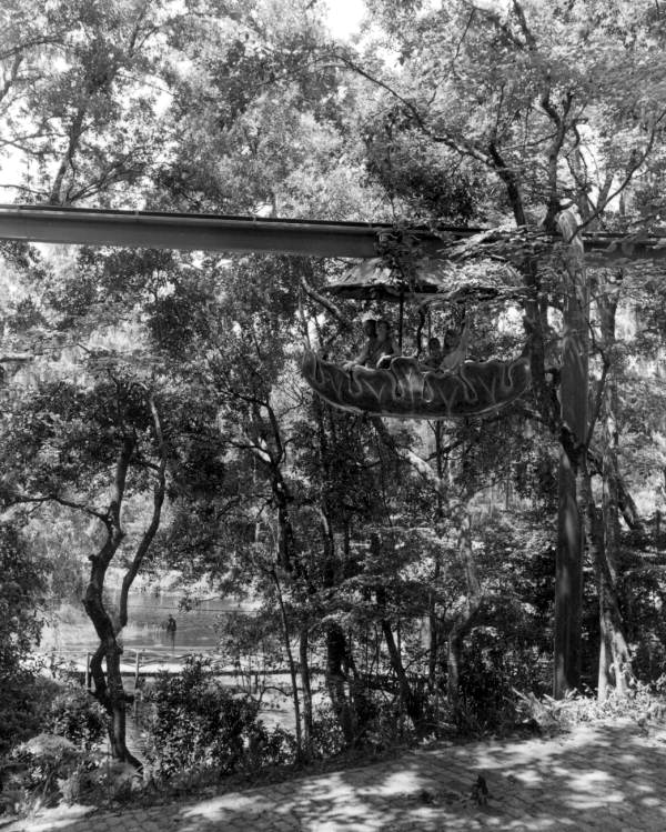 View of the monorail car at Rainbow Springs - Dunnellon, Florida 
