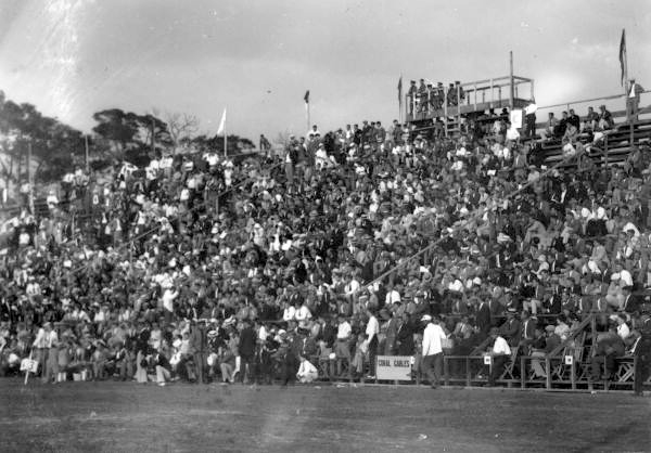 Fans at a University of Miami football game