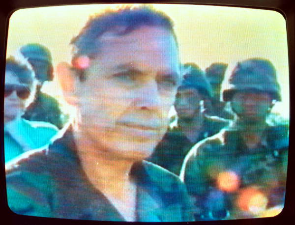 Governor Bob Martinez in one of his campaign ads - Tallahassee, Florida
