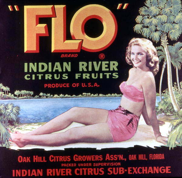 Oak Hill Citrus Growers Association's Flo Brand citrus label