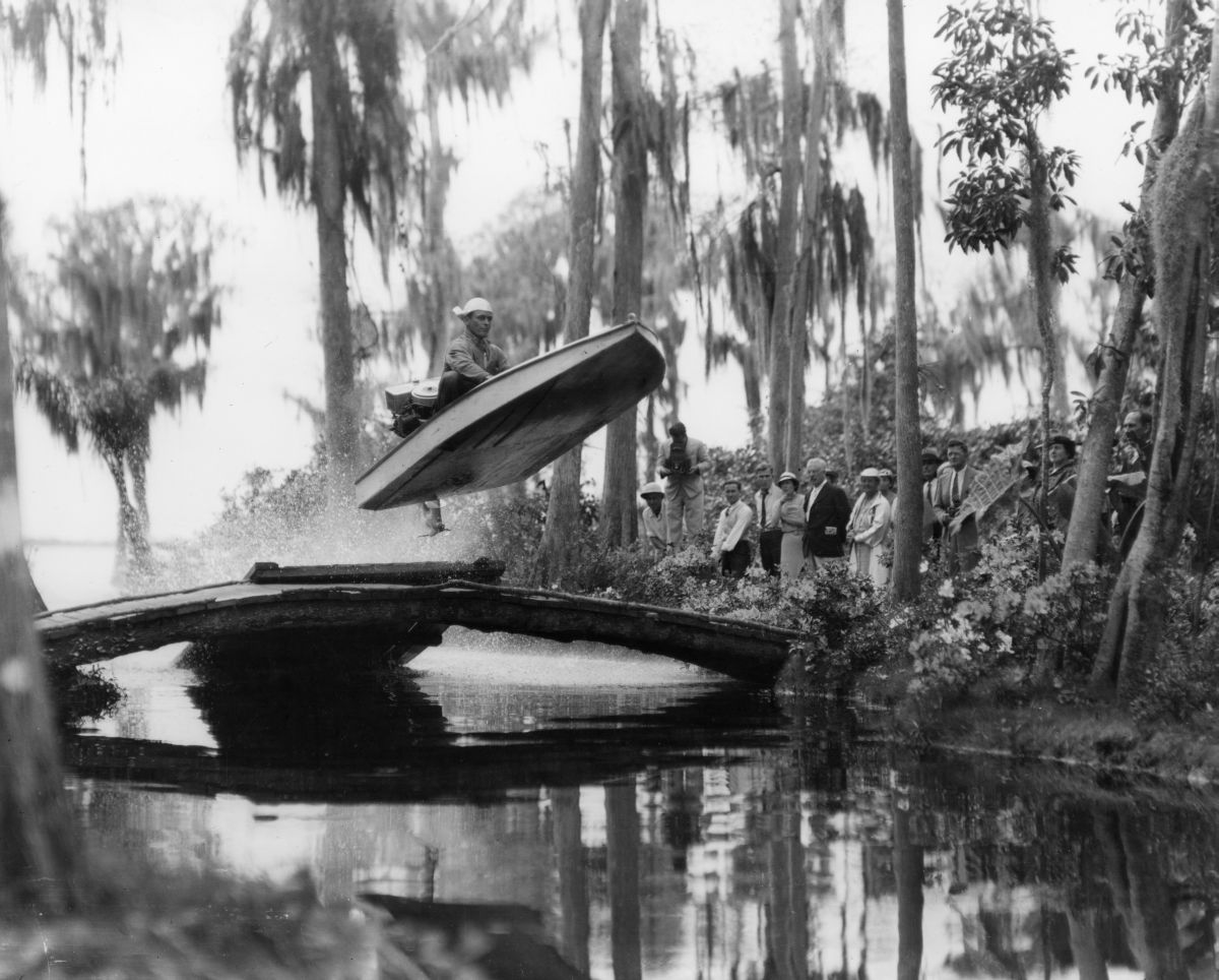 Stunt at Cypress Gardens - Cypress Gardens, Florida