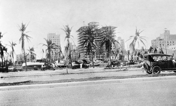 Damage after the hurricane of 1926