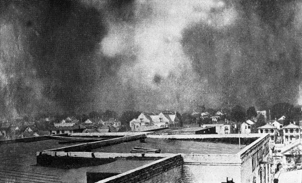 The Fire of 1901, around 12:45 p.m. - Jacksonville, Florida