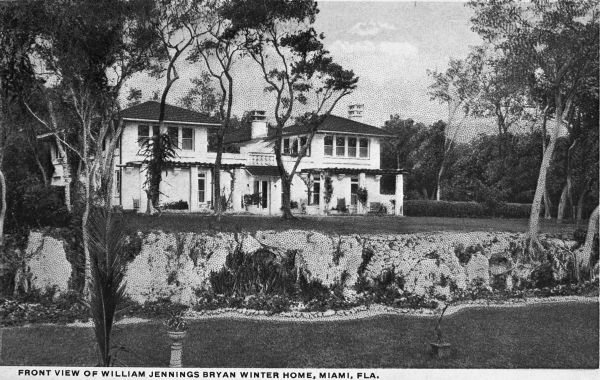 Winter home of William Jennings Bryan - Miami, Florida