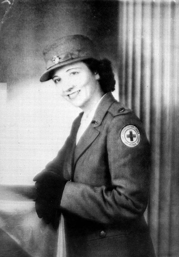Martha N. McLeod in American Red Cross uniform