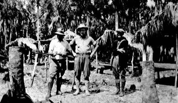 Surveyors at a Seminole village near Alford City