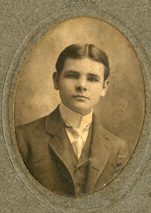 Portrait of young John W. Martin, future governor 