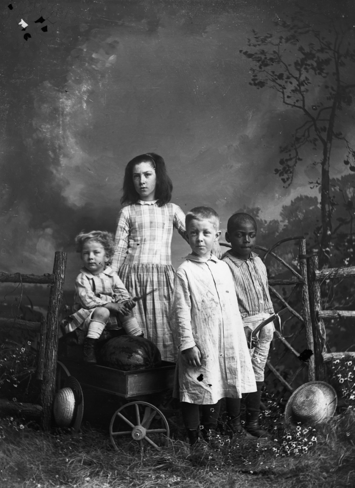 Children in play clothes