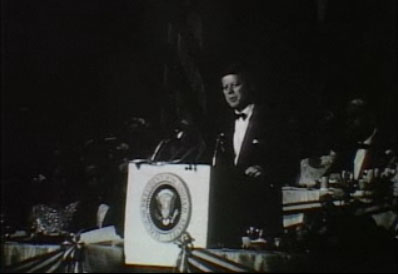 President Kennedy at Democratic Fundraiser