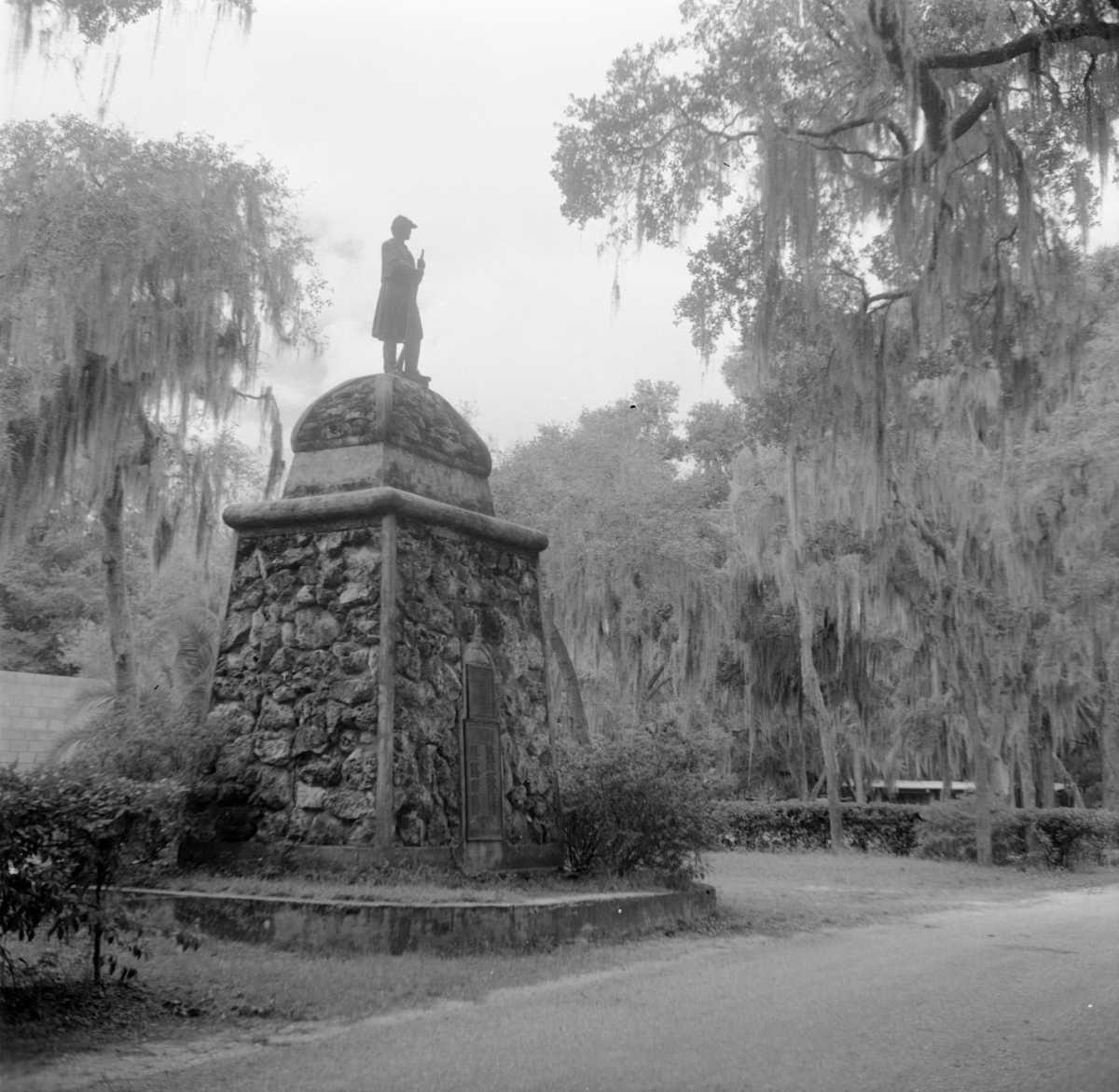 Monument to Major Francis Dade's command at Dade Battlefield Historic State Park - Bushnell, Florida