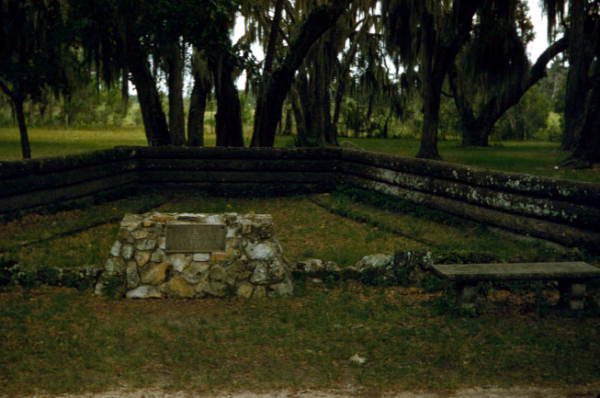 Monument at Dade Battlefield Historic State Park - Bushnell, Florida