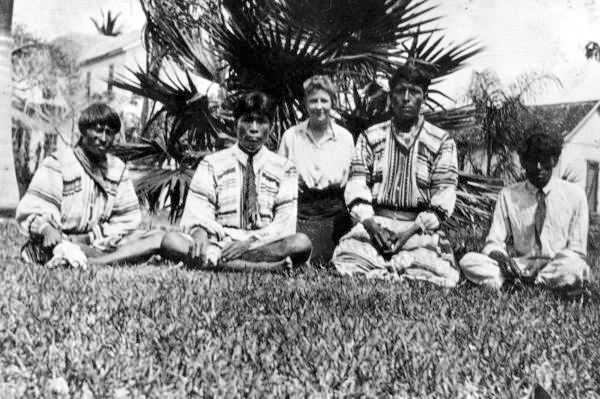 Fenton Garnett Davis with Seminole Indians
