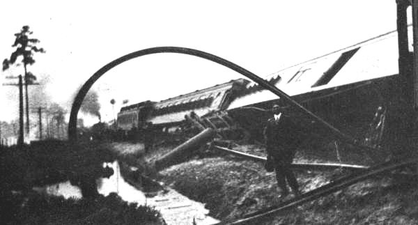 Wreck of engine 92 at De Land
