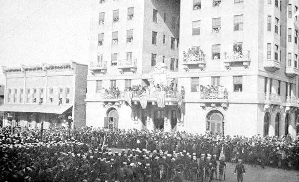 Ceremonies for the "Florida" battle cruiser