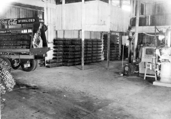 Interior of Wauchula Coca-Cola Bottling Company - Wauchula, Florida