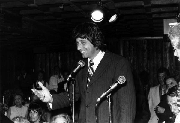N.Y. Jets football team quarterback Joe Namath presenting a speech - Fort Lauderdale, Florida
