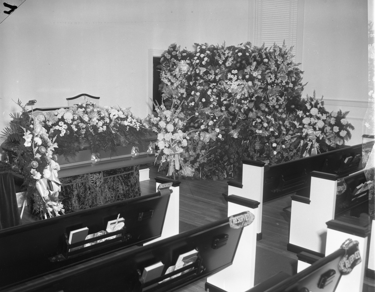 Daniel Thomas McCarty's coffin