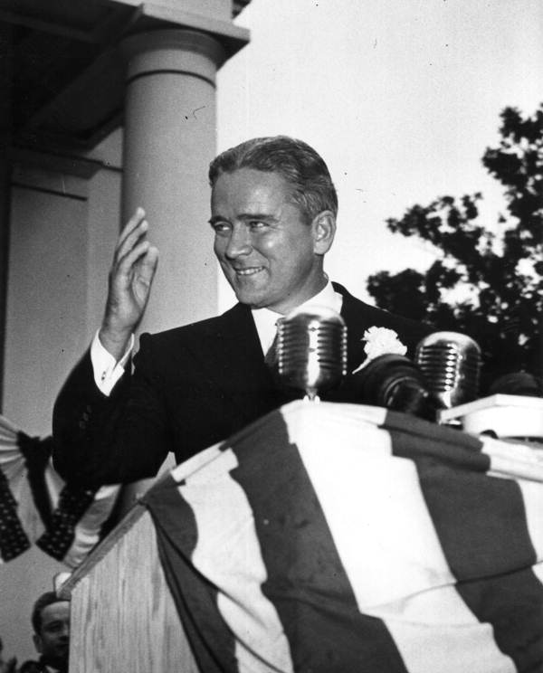 Governor Fuller Warren at his inauguration - Tallahassee, Florida