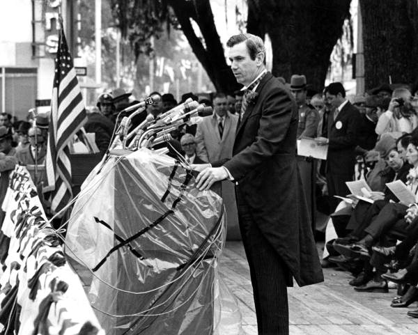 Florida's 37th Governor Reubin O'Donovan Askew delivering his inaugural address - Tallahassee, Florida