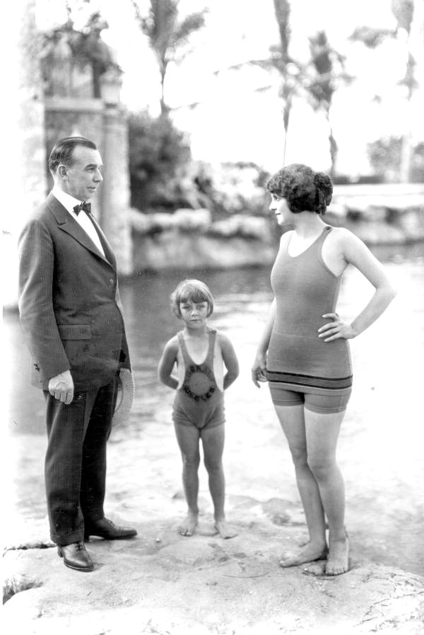 Mr. Nichols with Jackie Ott and Ruth Woodall - Coral Gables, Florida