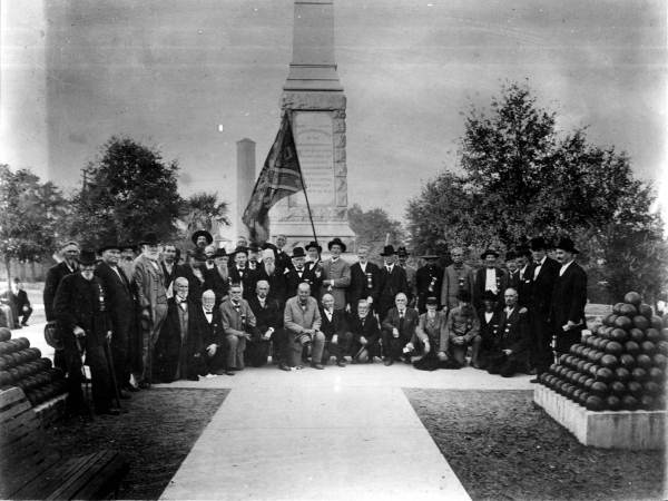 Civil war veteran reunion at Lee Square - Pensacola, Florida