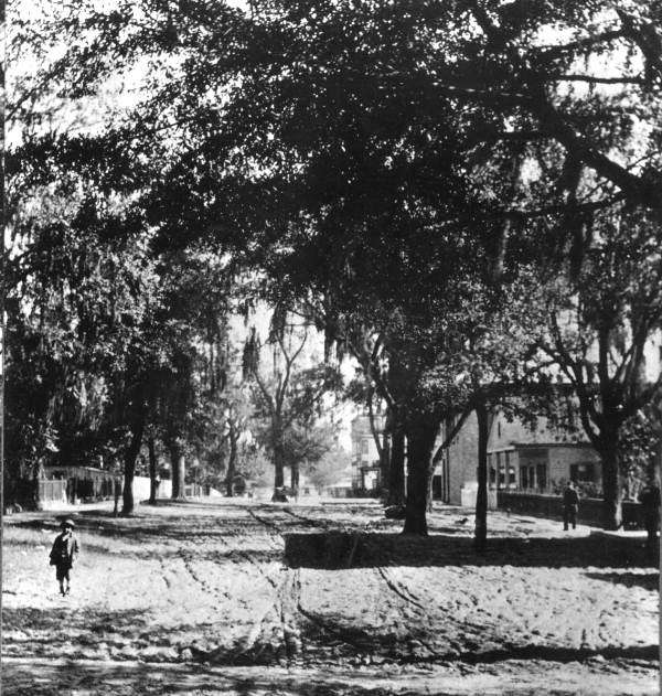 Looking down Forsyth Street - Jacksonville, Florida