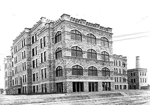 Sacred Heart hospital during construction - Pensacola, Florida
