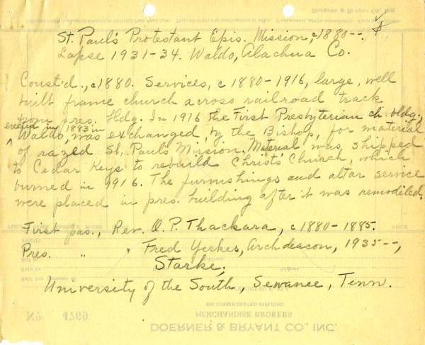 Saint Paul's Protestant Episcopal Mission