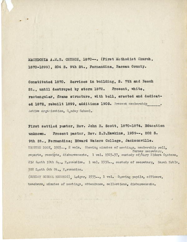 Macedonia African Methodist Episcopal Church