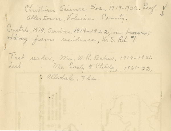 Christian Science Society