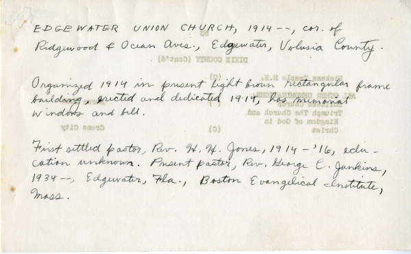 Edgewater Union Church