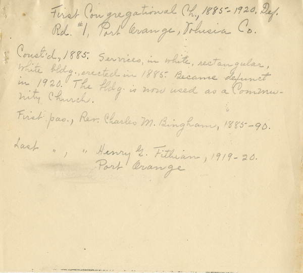 First Congregational Church
