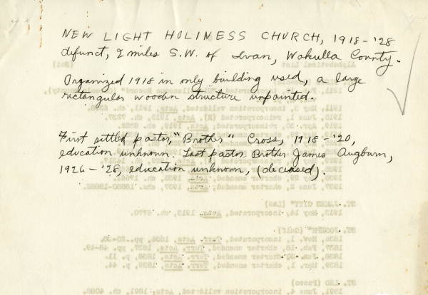 New Light Holiness Church