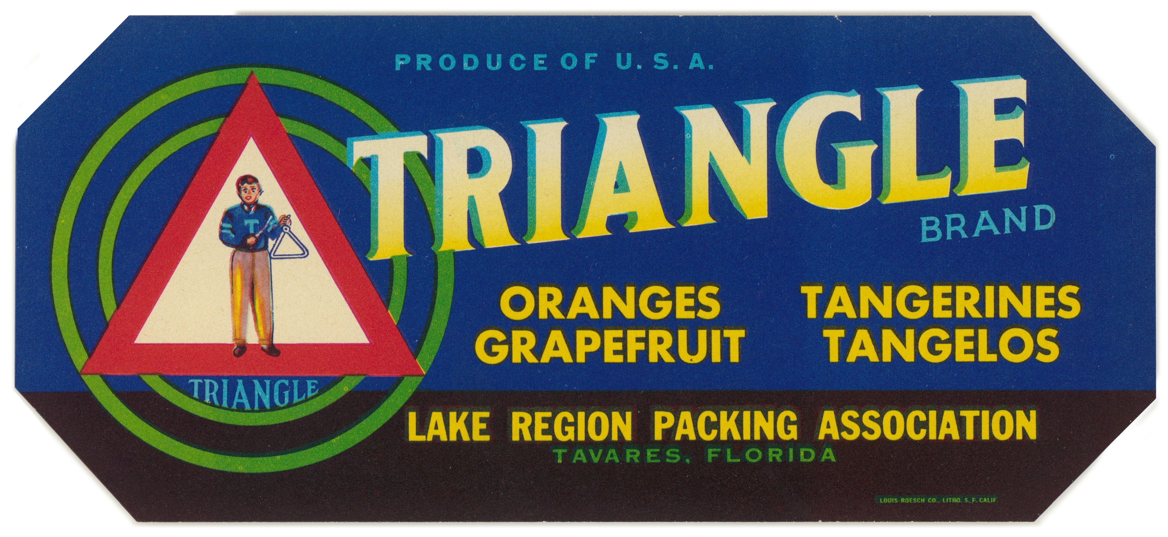 Florida Memory • Triangle Brand Citrus Label