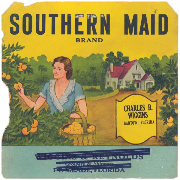 Southern Maid Brand Citrus Label