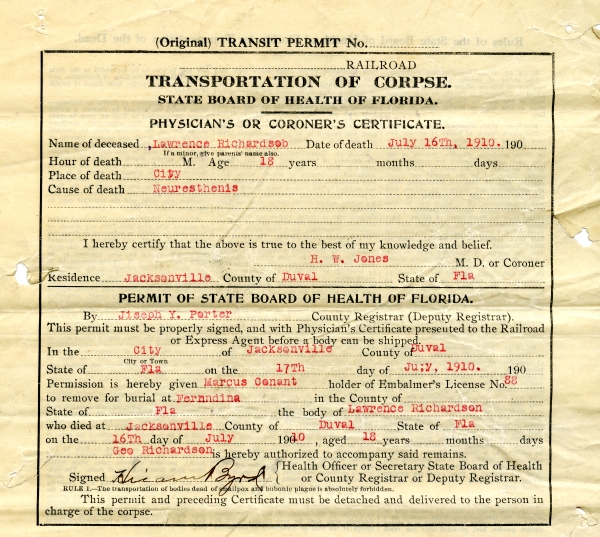 Richardson, Lawrence permits