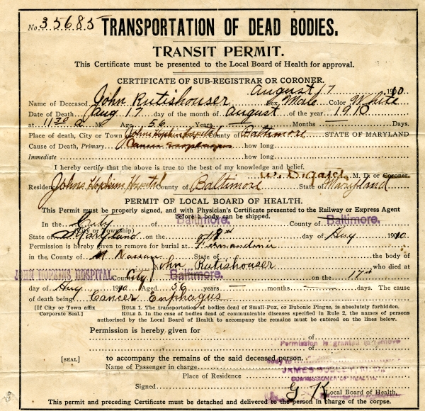 Rutishouser, John permits
