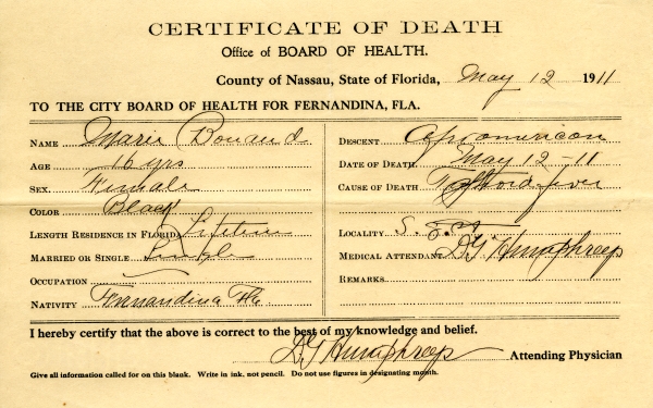 Bouand, Marie death certificates