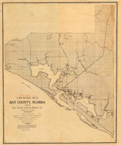 Florida Memory - Sectional Map of Bay County, 1921