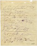 Unknown Unit Muster Roll, ca. 1880