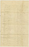 Unnamed Gainesville Company Muster Roll, Alachua County, 1870