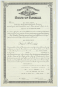Commission of Eugenia Simmons as Sheriff of Okeechobee County, February 4, 1938