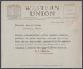 Correspondence Between F. L. Middleton, C. S. Middleton, and Governor Doyle E. Carlton Regarding the Failed Banks, 1929